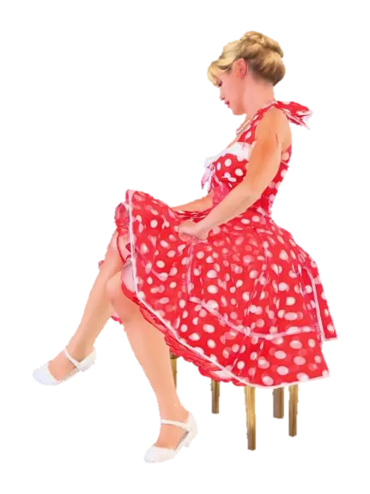 Polka Dot Elegance - Patterns 3D model, vytvořený pomocí AI