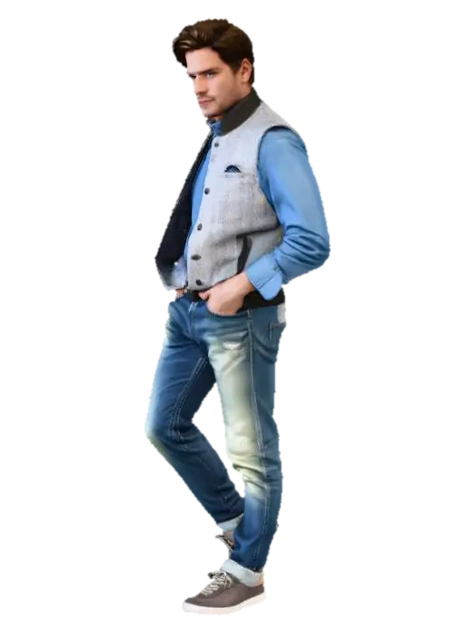 Casual Street Style - Comfortable 3D model, vytvořený pomocí AI