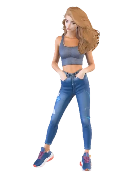Fashion Statement - Trendy 3D model, vytvořený pomocí AI