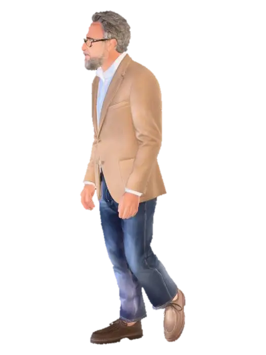 Casual Sophistication - Trendy 3D model, vytvořený pomocí AI