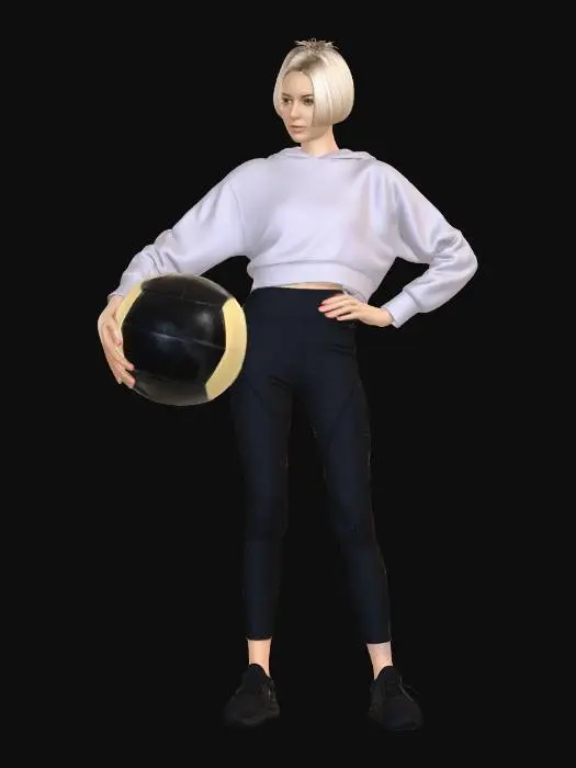 3D model for Athletic Confidence with Volleyball