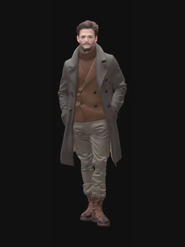 3D model for Winter Gentleman