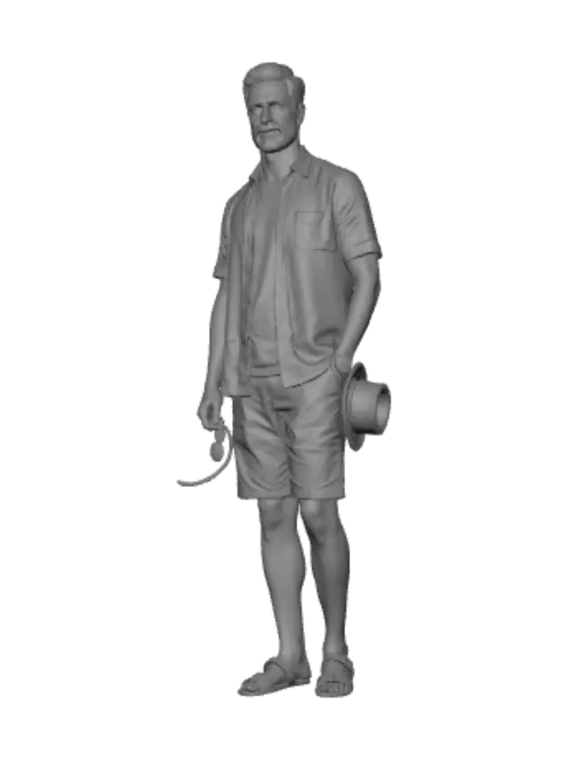 3D model for Summer Casual Look