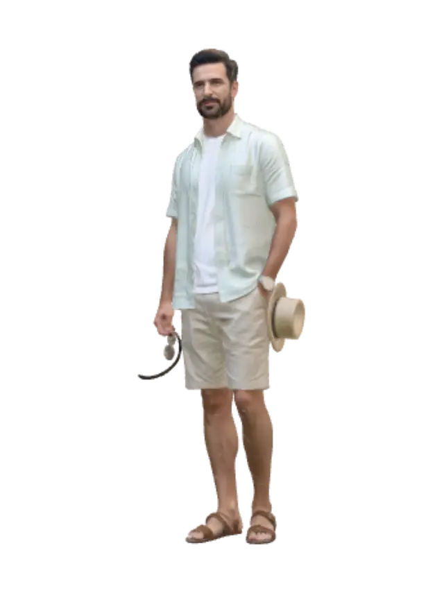 3D model for Summer Casual Look