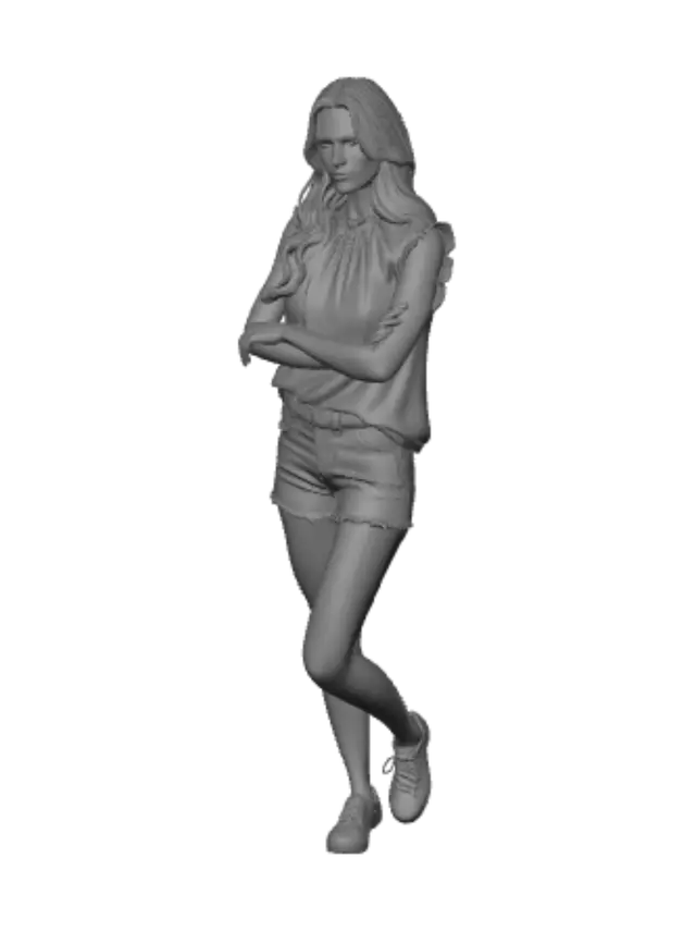 3D model for Casual Summer Look