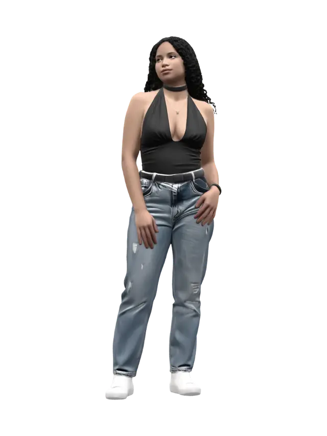 3D model for Confident in Demin
