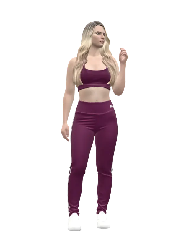 3D model for Burgundy Fitness