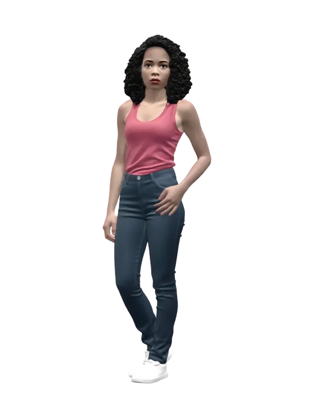 3D model for Casual.Confidence.In.Denim