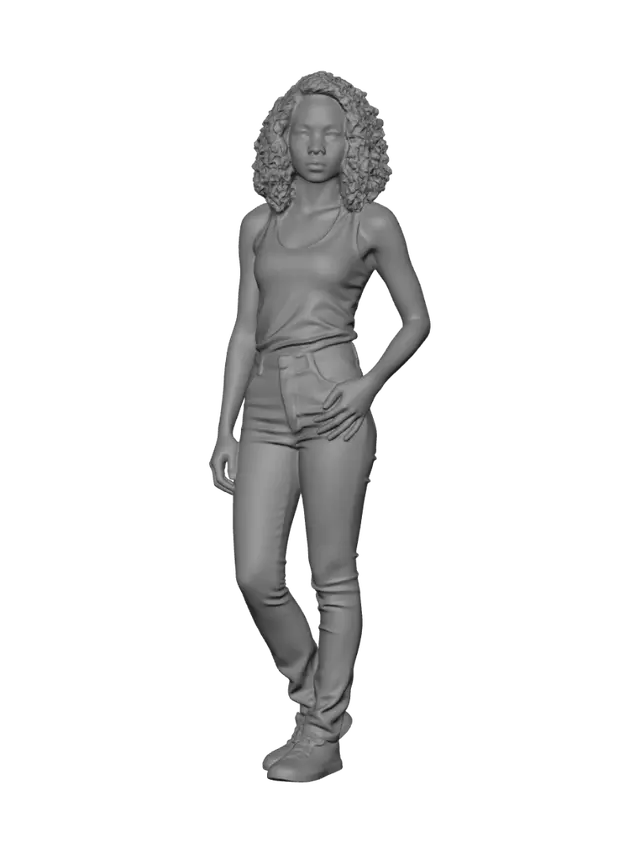 3D model for Casual.Confidence.In.Denim