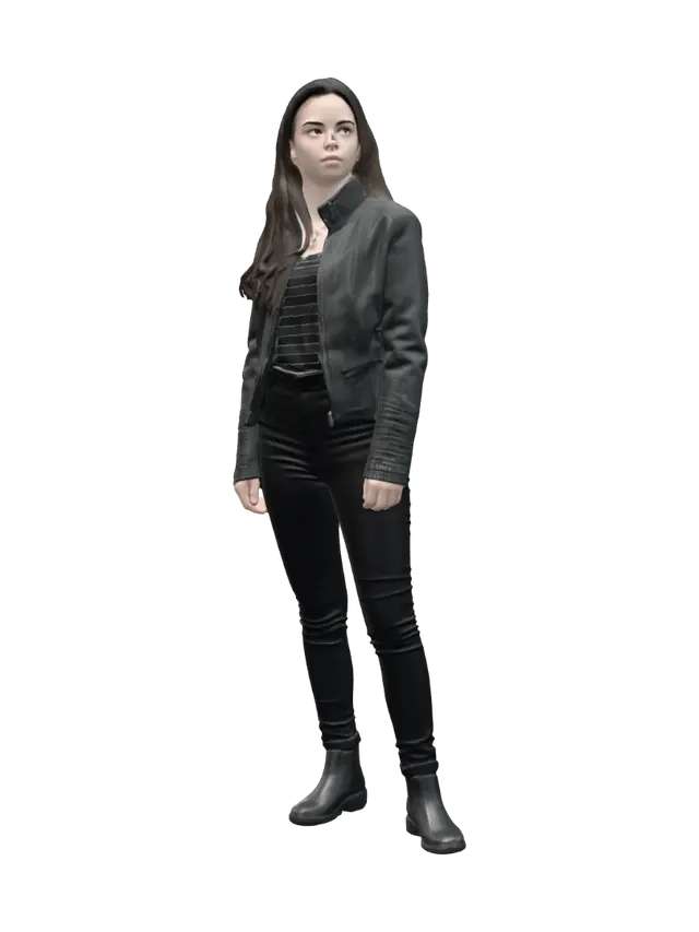 Leather.And.Stripes - Mesh 3D model, vytvořený pomocí AI