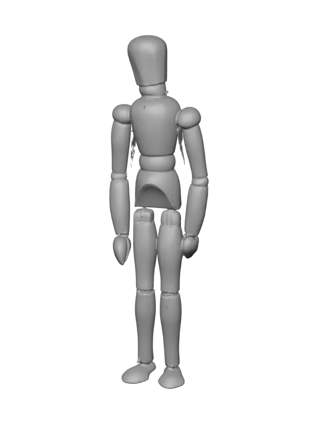 3D model for Wooden mannequin