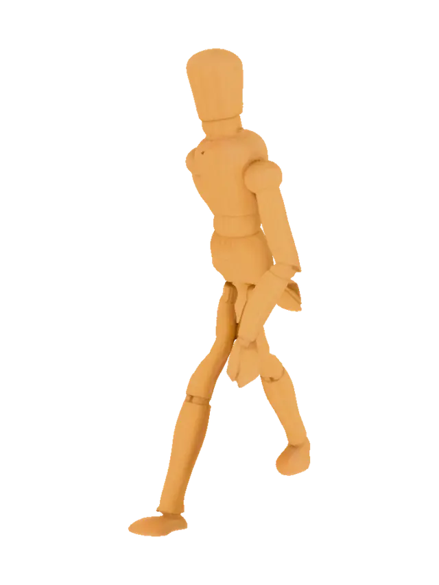 3D model for Wooden mannequin