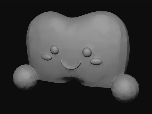 3D model for Smiling Snowman