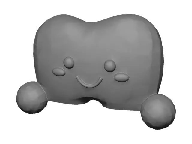 3D model for Smiling Snowman