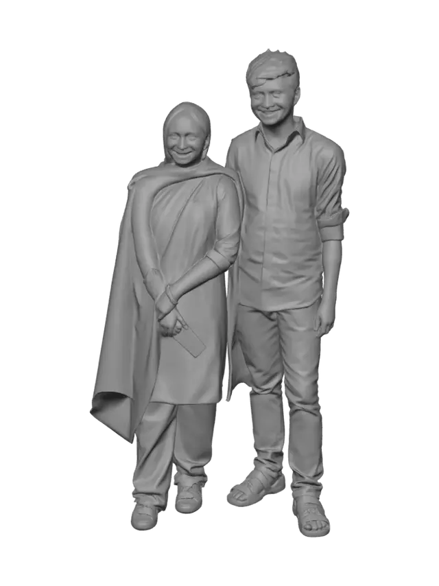 3D model for Friends at the cafe entrance