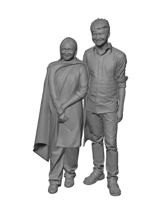 3D model for Friends at the cafe entrance