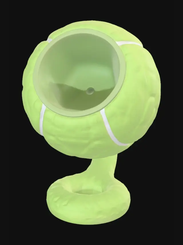 3D model for Tennisbal als bloempot
