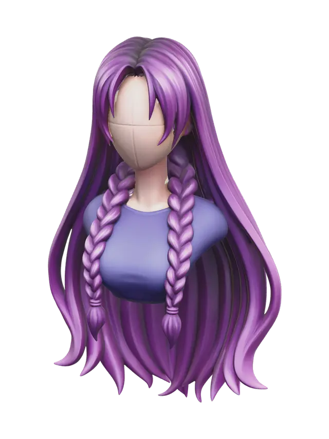3D model for Stylized Anime Boy Hair