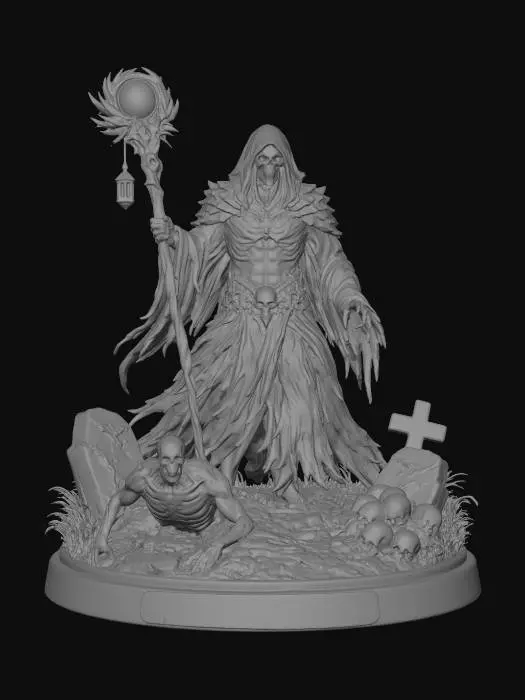 3D model for Necromancer