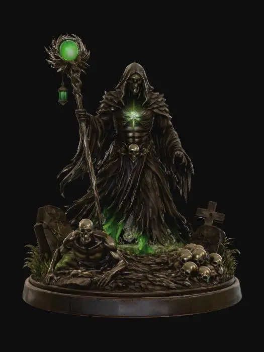 3D model for Necromancer