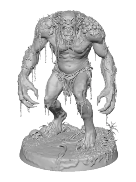 3D model for Swamp Troll