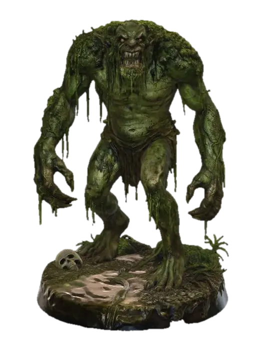 3D model for Swamp Troll