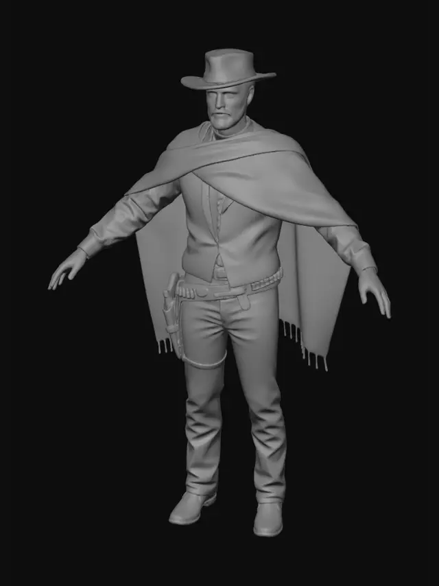 3D model for The Man with No Name
