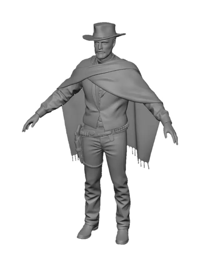 3D model for The Man with No Name
