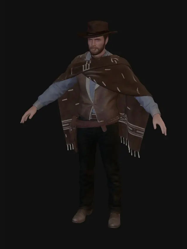 3D model for The Man with No Name