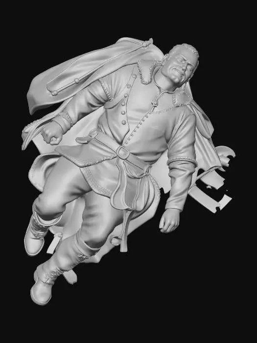 3D model for Dead wealthy man