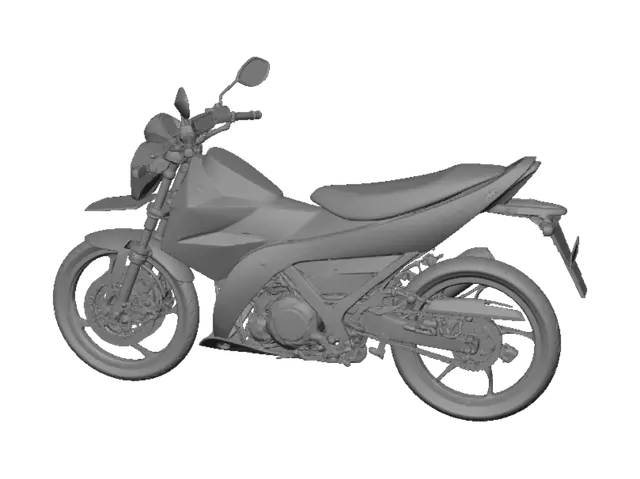 3D model for Suzuki Satria Pro