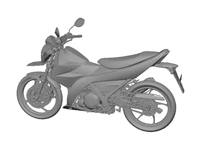 3D model for Suzuki Satria Pro
