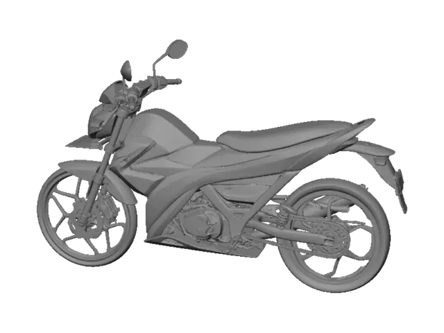 3D model for Suzuki Satria Pro
