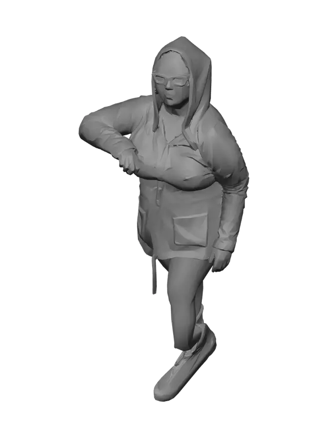 3D model for Park Festival Crowd