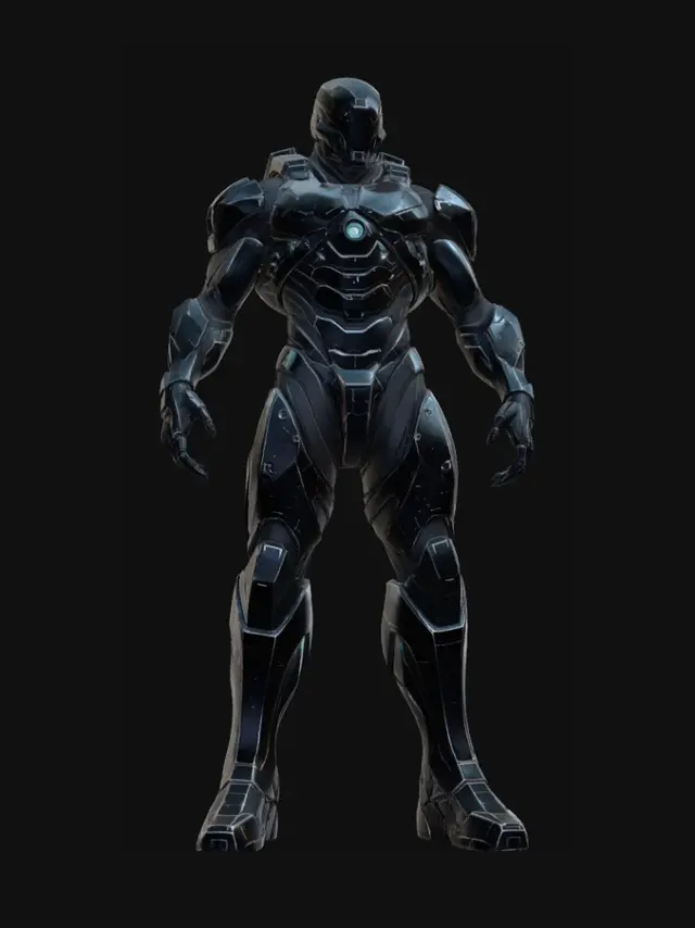 3D model for Neon Iron Exosuit