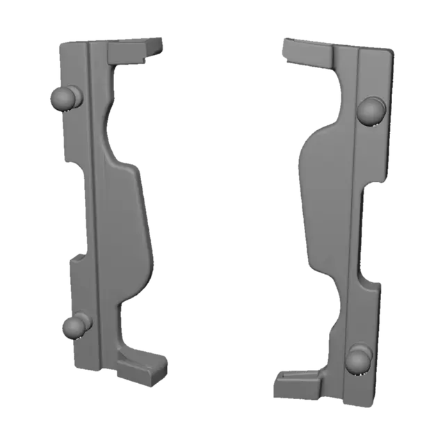 3D model for Brake pad retaining clips