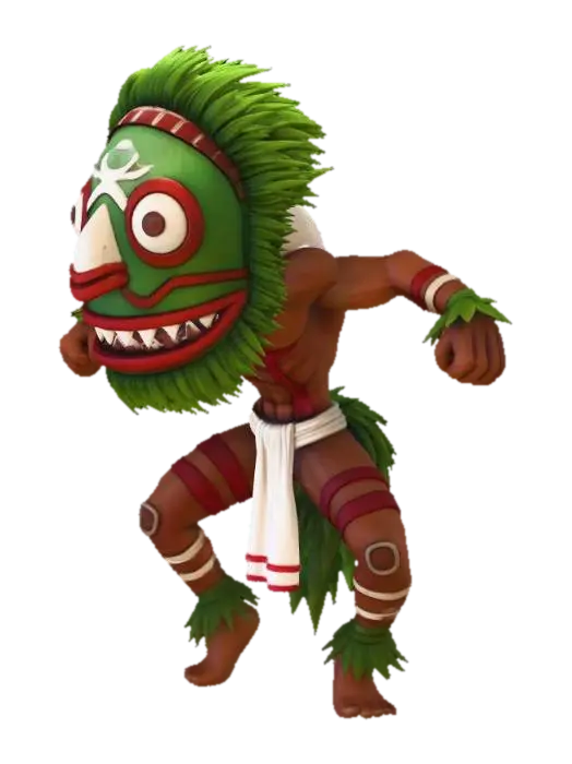 Mudman - Mugen 3D model, vytvořený pomocí AI