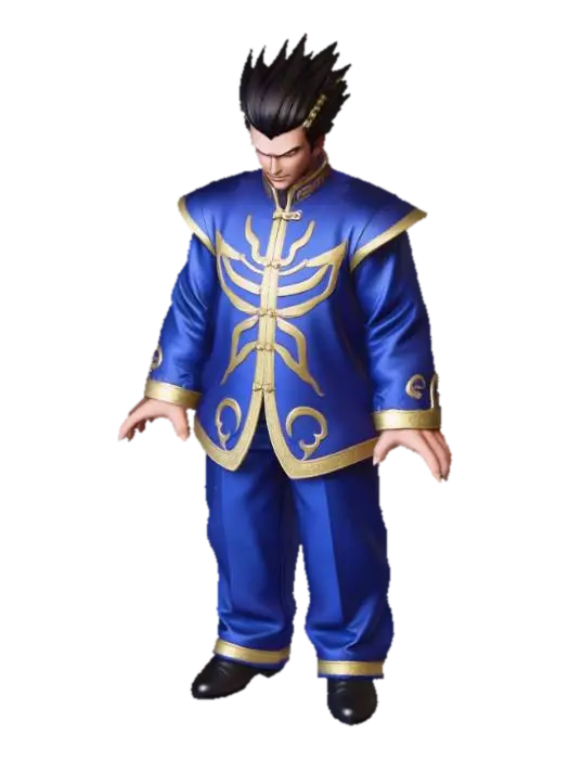 Jin Chonrei - Mugen 3D model, vytvořený pomocí AI