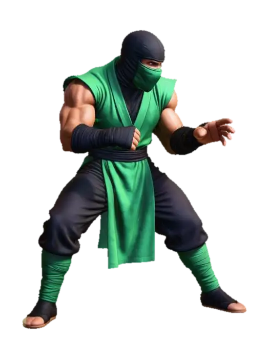 Chameleon - Mugen 3D model, vytvořený pomocí AI