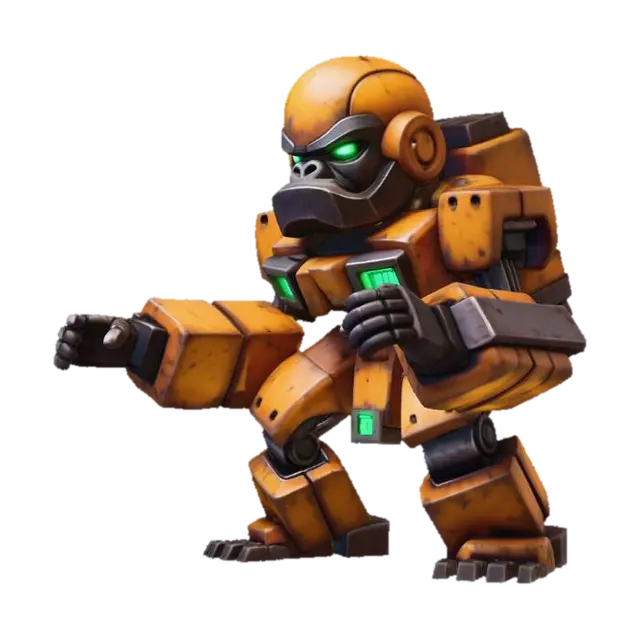 Cyber Woo - Mugen 3D model, vytvořený pomocí AI