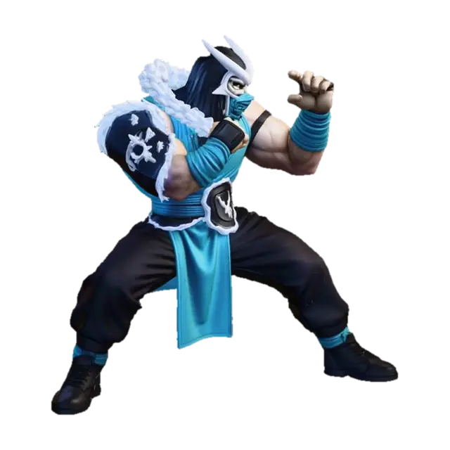 Sub Zero - Mugen 3D model, vytvořený pomocí AI