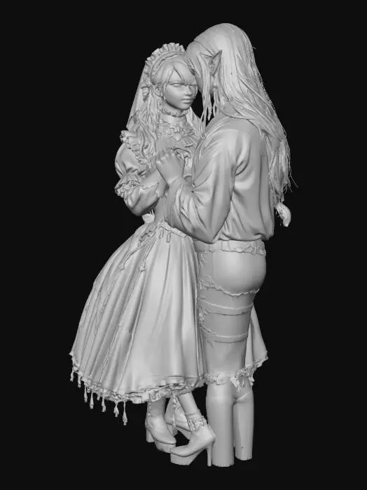 3D model for Moonlit Vows