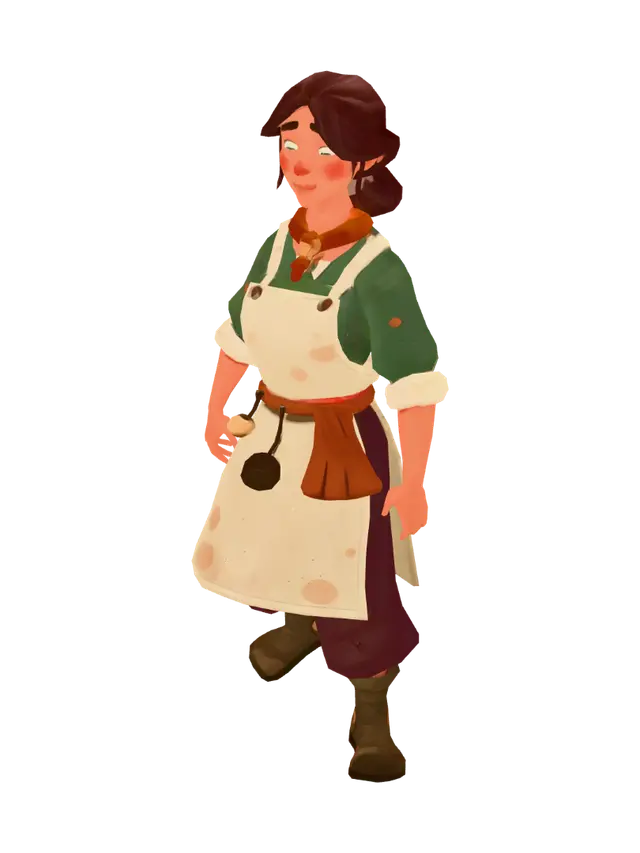Apron Artisan - Culinary 3D model, vytvořený pomocí AI