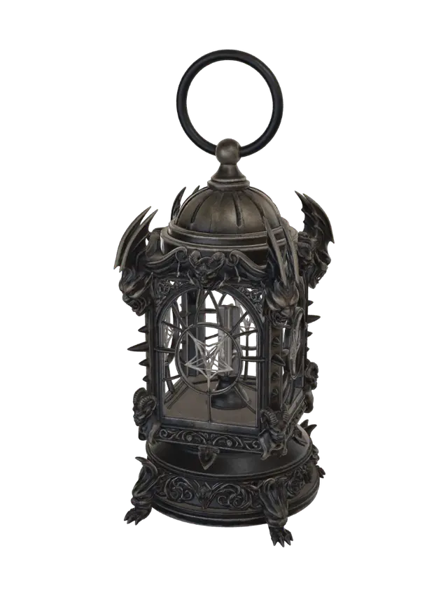 Mô hình 3D gargoyle lantern - Torchlight, được tạo bằng AI