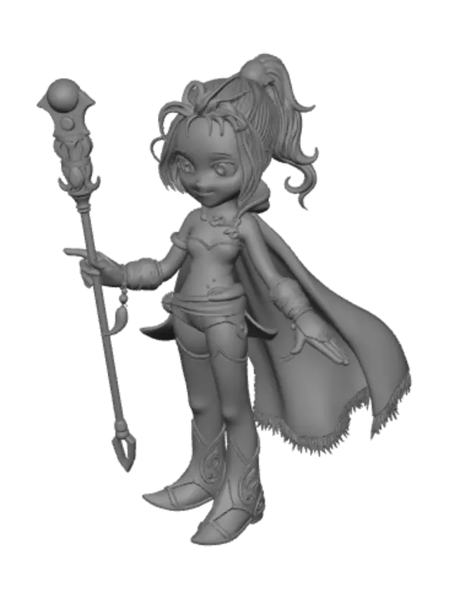 3D model for Luminara the Arcane Princess