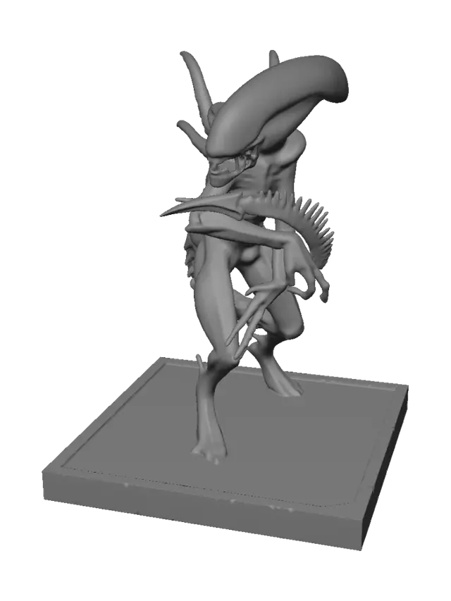 3D model for Dark Xenomorph