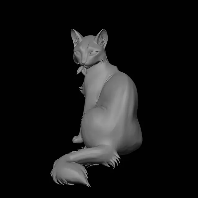 3D model for Calico on Peach