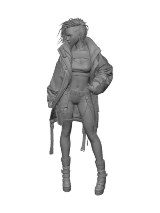 3D model for Violet Rebellion