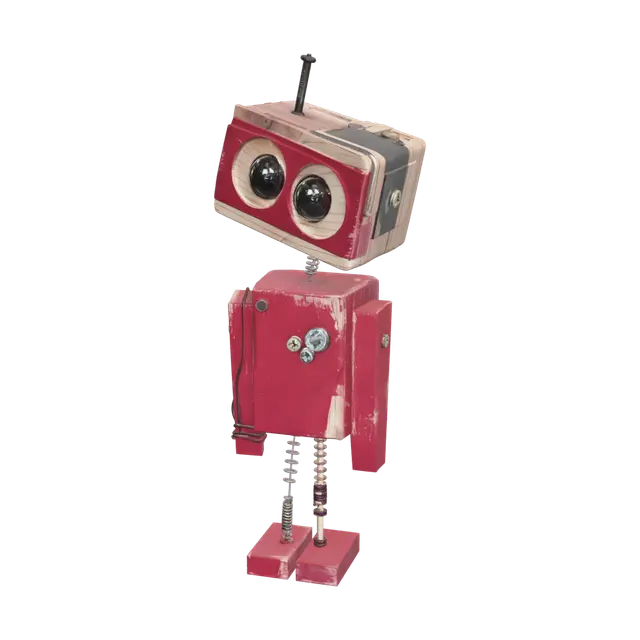 Fantasy Cute Robot 3D model, vytvořený pomocí AI