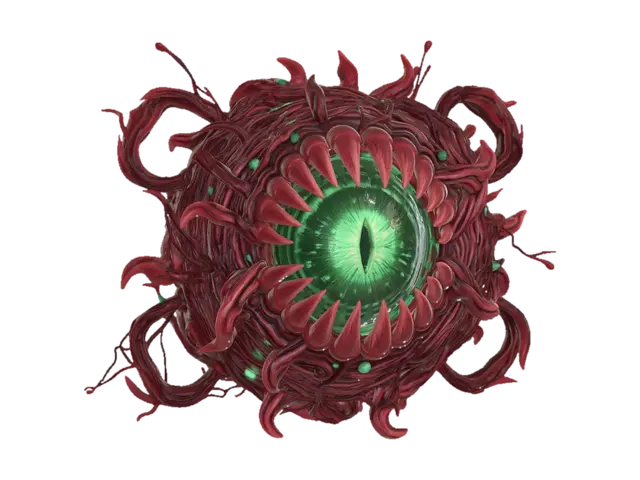 3D model for Emerald Eye in the Crimson Maw